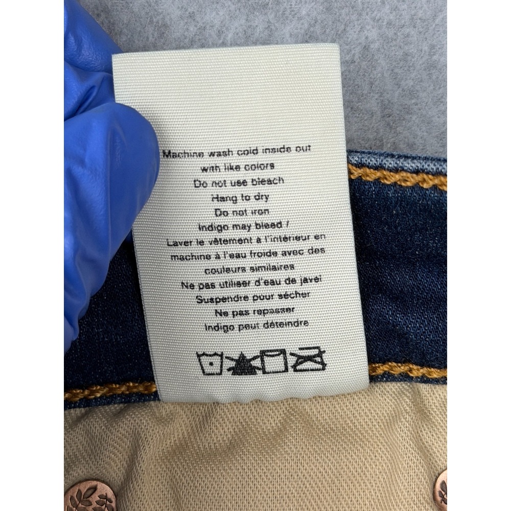 Rag and Bone Stevie Womens Skinny Jeans Size 26 Blue Mid Rise Made in USA - Picture 11 of 16